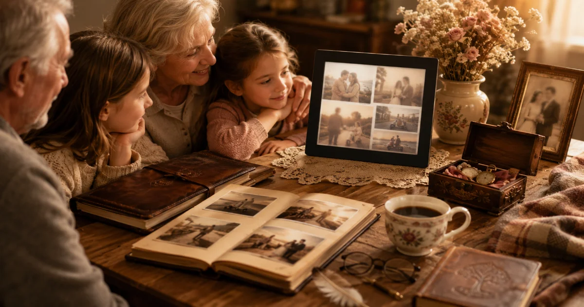 Raconter l'histoire de ses parents à ses enfants