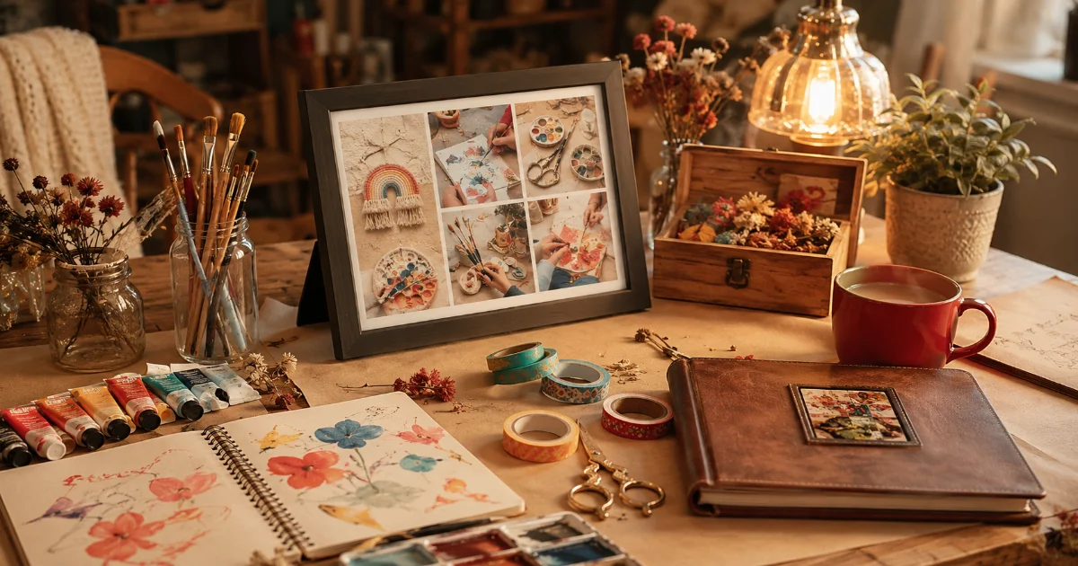 La créativité en famille : ateliers et projets DIY