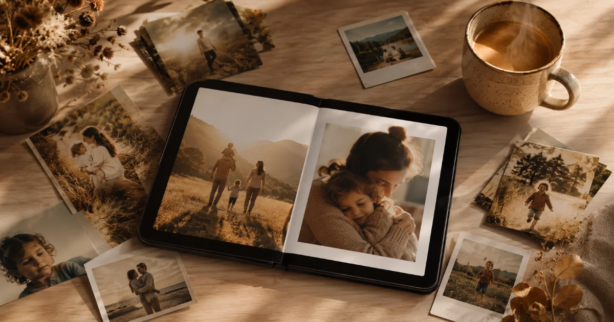Créer un album photo numérique qui raconte une histoire
