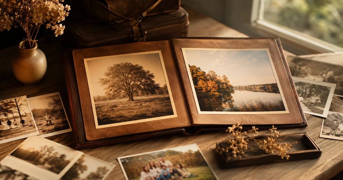 Le portfolio photographique familial : raconter une vie en images