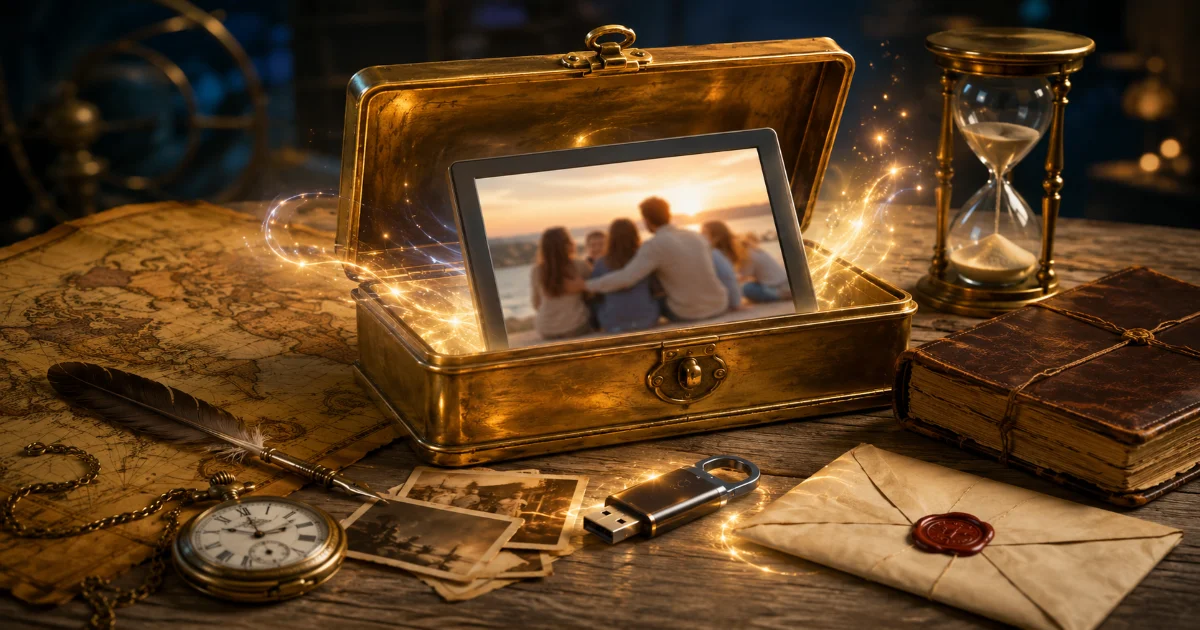 The Digital Time Capsule: Talk to Your Descendants of the Future