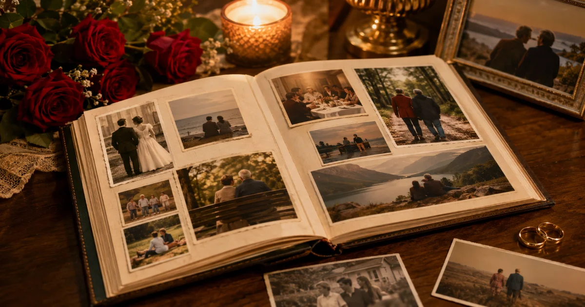 40 ans de mariage : une idée cadeau pour raconter quatre décennies d’amour