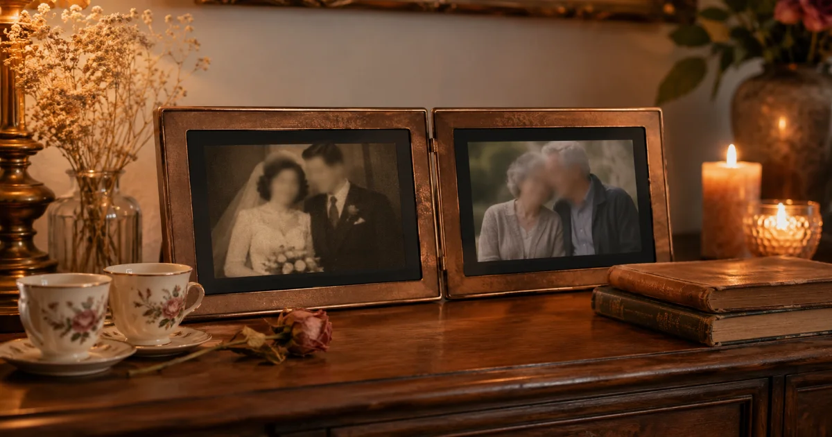 Idée cadeau pour un couple de grands-parents : célébrer leur histoire à deux