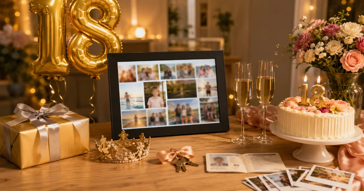 Cadeau pour les 18 ans : marquer l'entrée dans l'âge adulte avec émotion