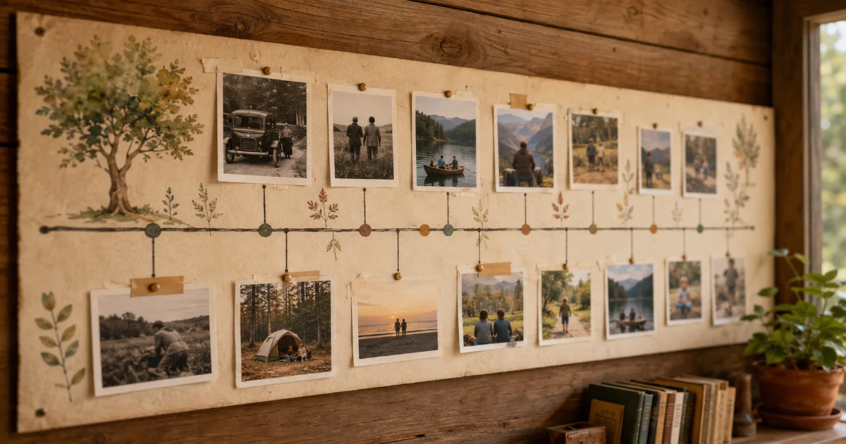 Build an easy-to-understand family timeline