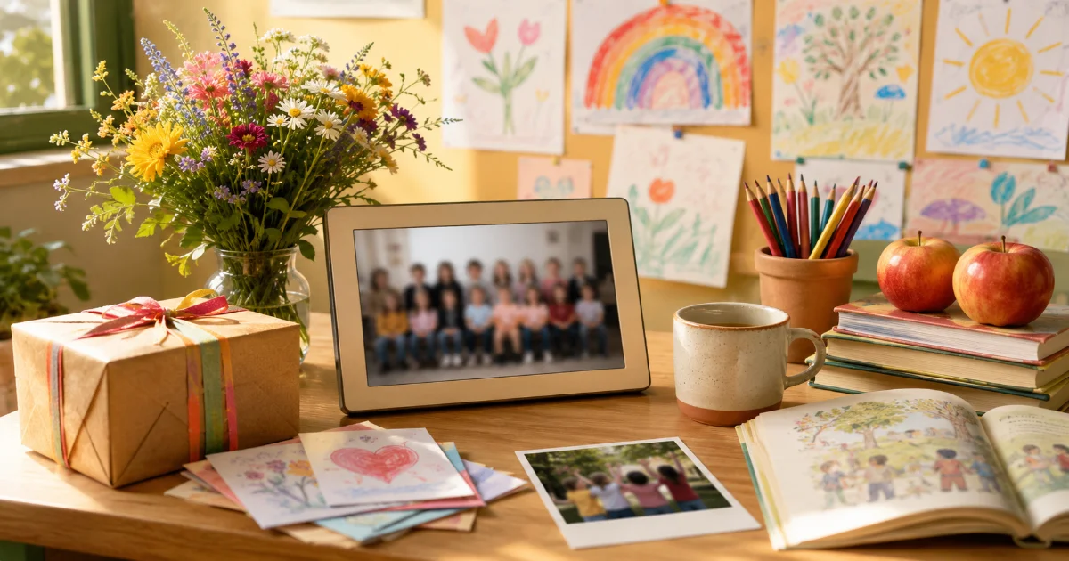 Cadeau de fin d'année scolaire : remercier enseignants et éducateurs