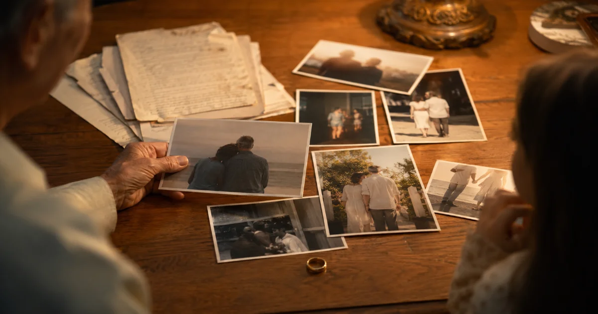 Passing on a couple's story to children and grandchildren