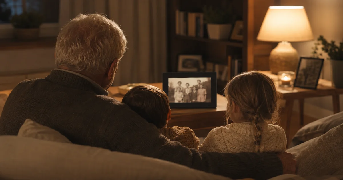 Raconter l’histoire d’un père à ses petits-enfants