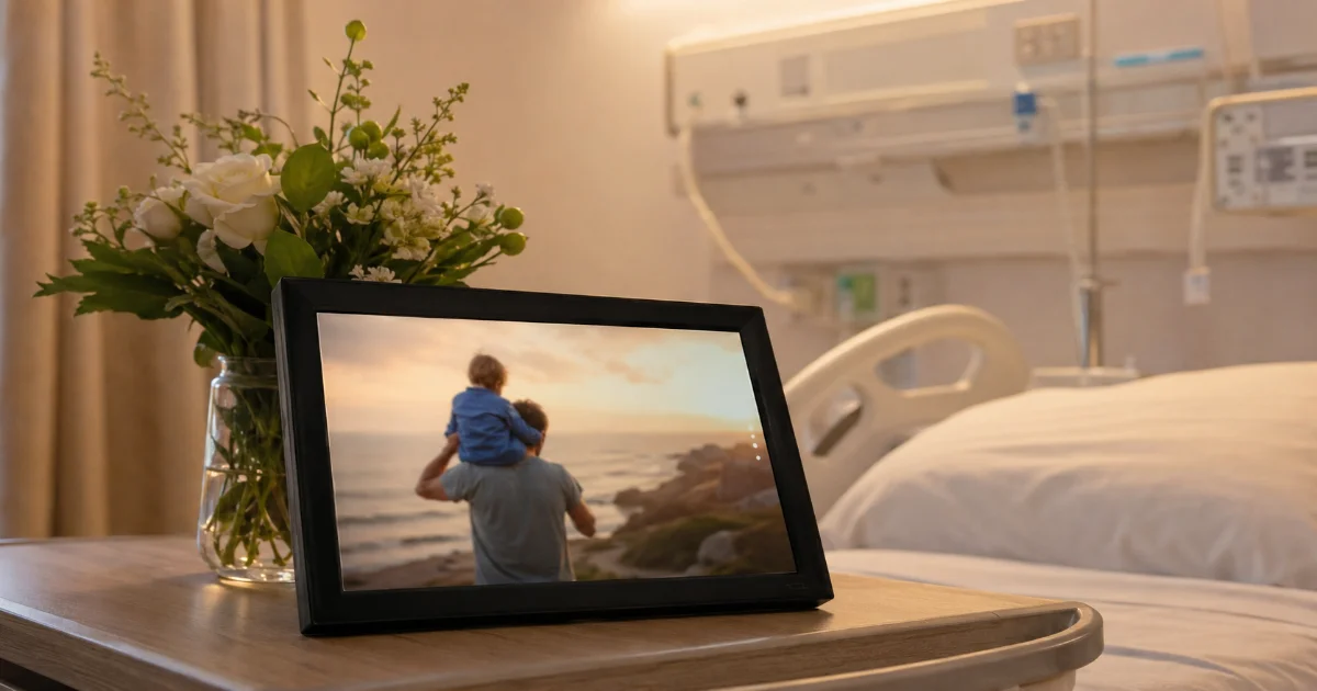 Cadeau souvenir pour un papa malade : apporter une présence rassurante