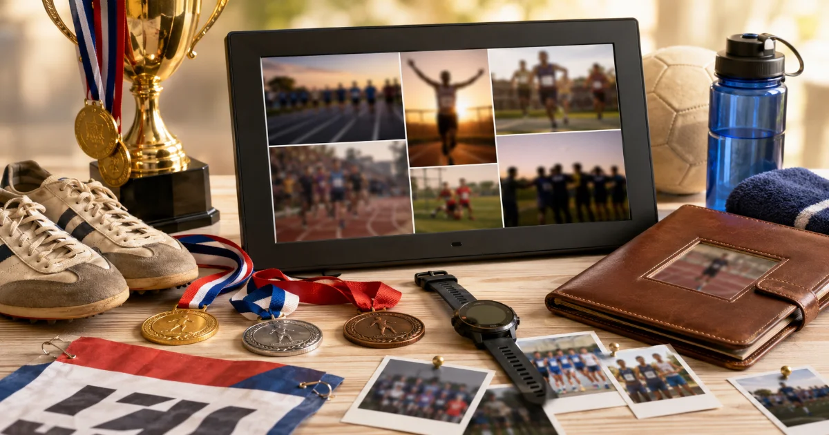 Cadeau pour un sportif : immortaliser une carrière ou une saison en images