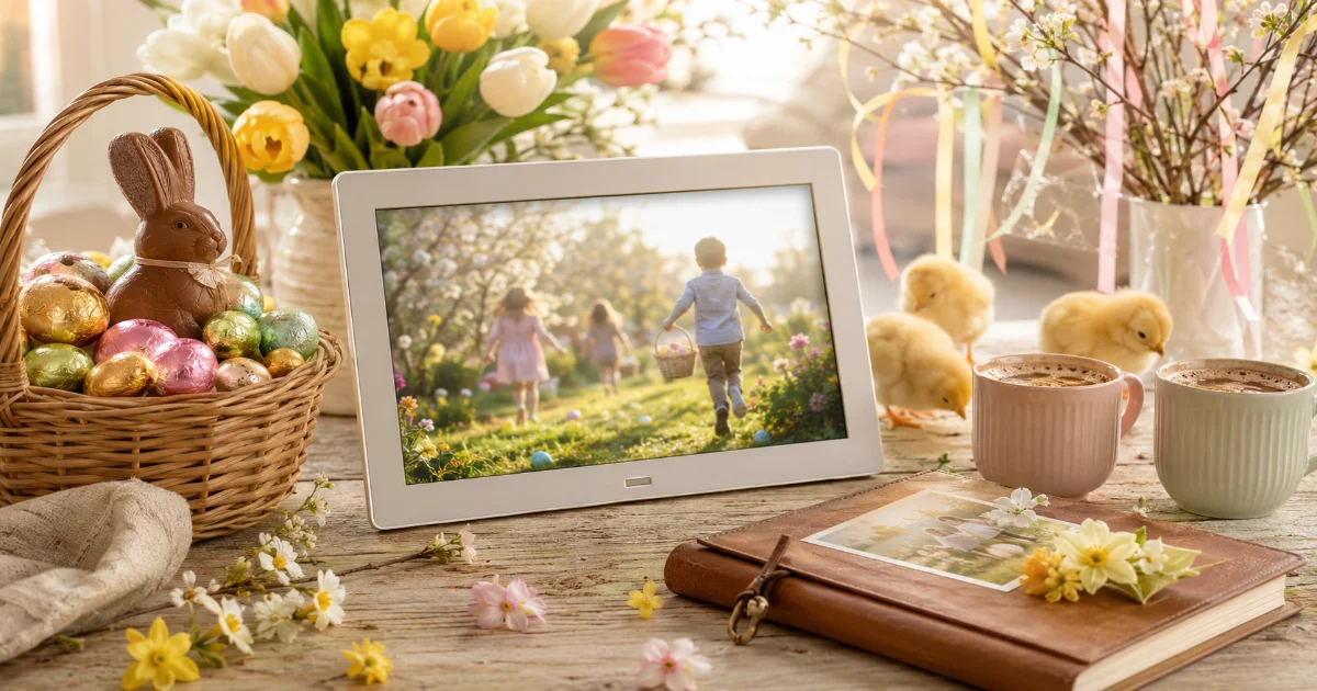 Cadeau de Pâques original : offrir un souvenir animé au lieu des œufs