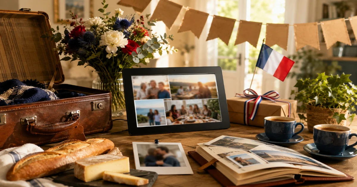 Cadeau pour un proche qui revient d'un long séjour à l'étranger