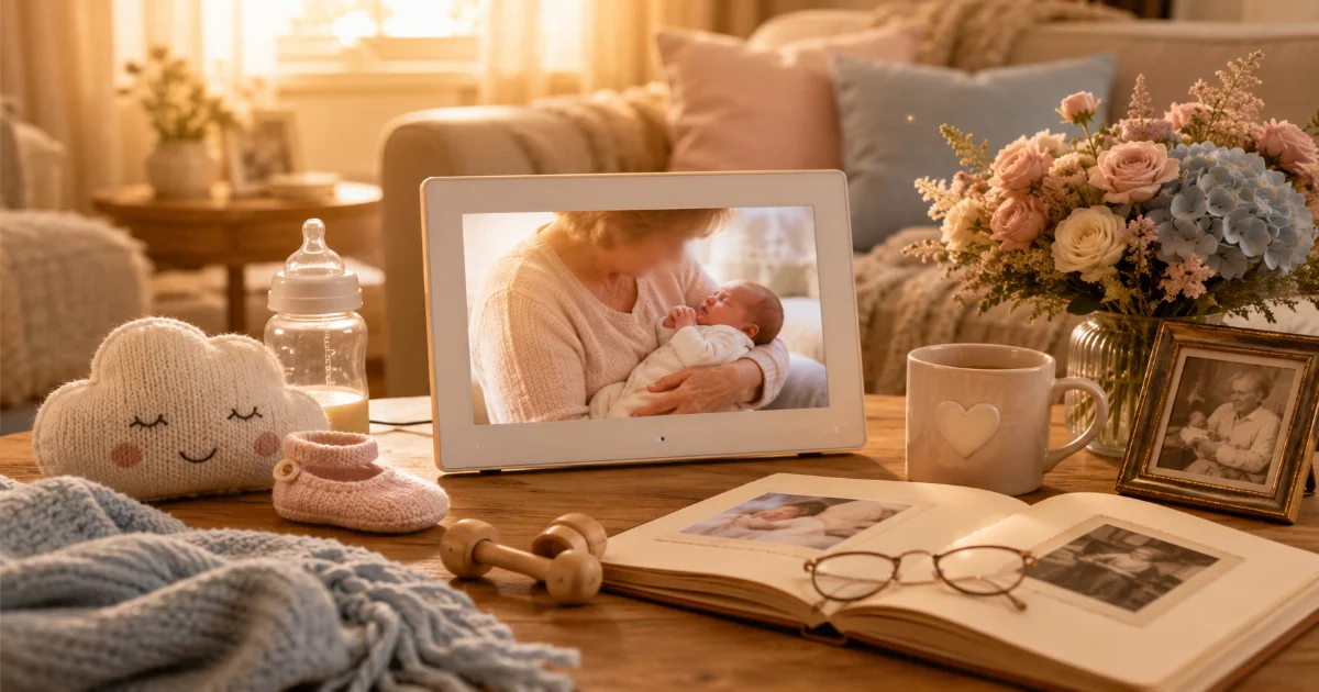 Cadeau pour un proche qui devient grand-parent pour la première fois